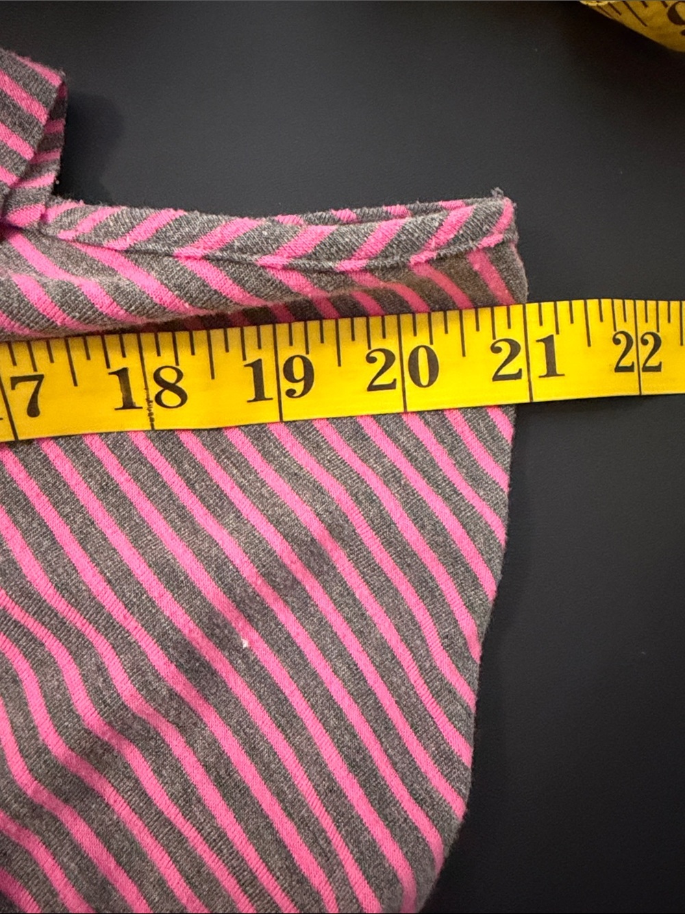 Mossimo Supply Co. Pink and Gray Striped Ruffle Spaghetti Strap Mini Dress - Picture 6 of 7